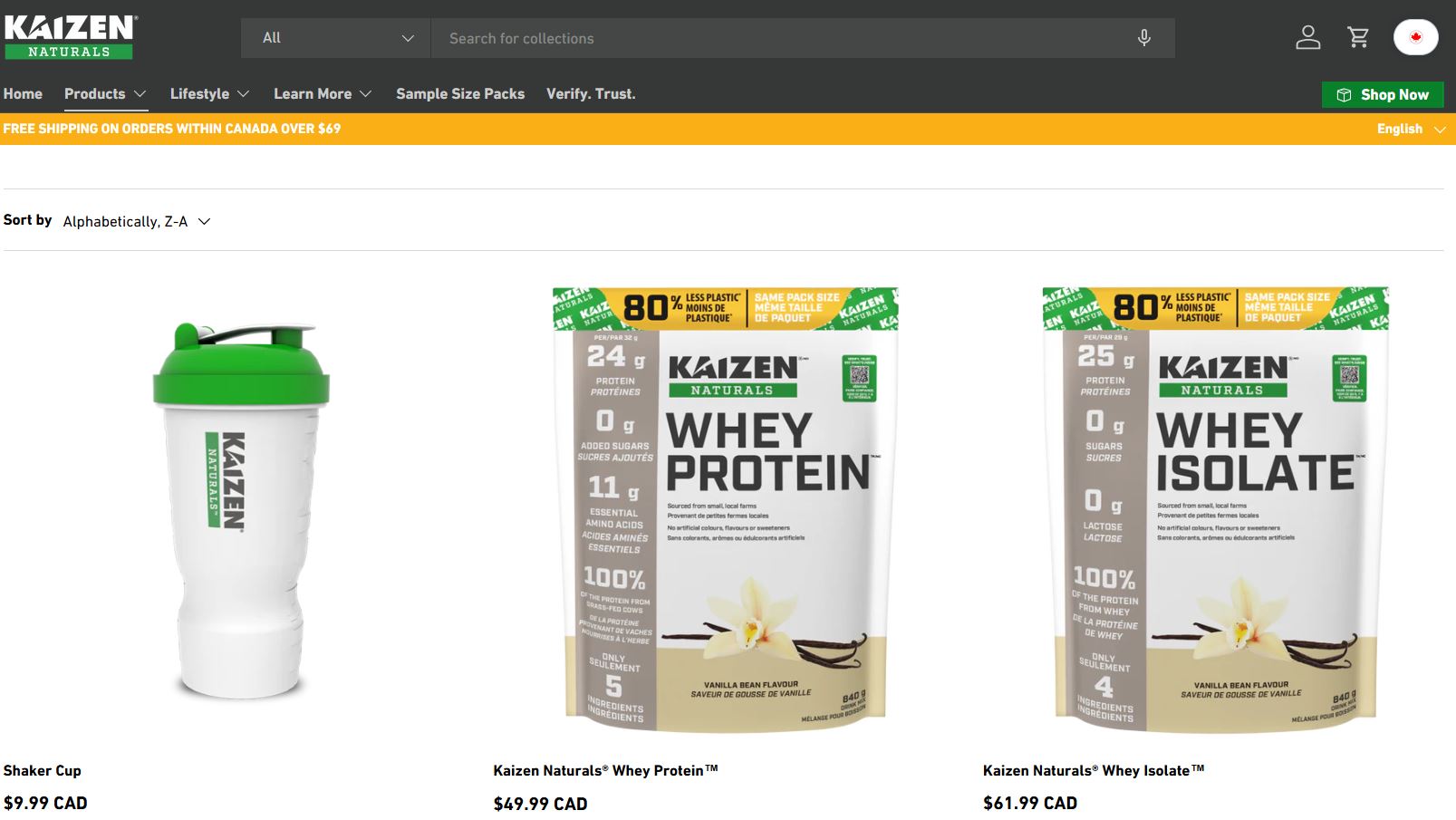 Kaizen Collections Screenshot